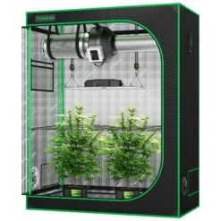 Standard Grow Tent Kit GIY-42 4x2, 2-Plant Complete System, With 200W VS2000 LED Grow Light, And 4-inch Ventilation Combo 14 Standard Grow Tent Kit GIY-42 4x2, 2-Plant Complete System, With 200W VS2000 LED Grow Light, And 4-inch Ventilation Combo -Grow Tech Shop 1fef06fc25711cf322ef7f7ddf46a52c
