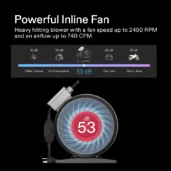 8-Inch 740 CFM Inline Duct Fan Kit With Black Carbon Filter And Black Ducting 11 8-Inch 740 CFM Inline Duct Fan Kit With Black Carbon Filter And Black Ducting -Grow Tech Shop 34940a1416381dc37b1fff3aaf361b09