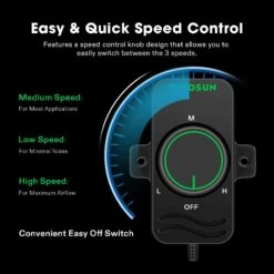 Inline Booster Duct Fan 8” 430 CFM With Speed Controller -Grow Tech Shop 3d3e99905c6a470f6e4168797c248816