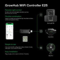 AeroLight A150SE LED Grow Light W/ GrowHub E25 Controller -Grow Tech Shop 3e4affc172dfef77237f650fdea446d5