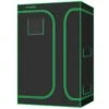 D548 2-in-1 Mylar Grow Tent 5x4 With Multi-Chamber, 60″ X 48″ X 80″