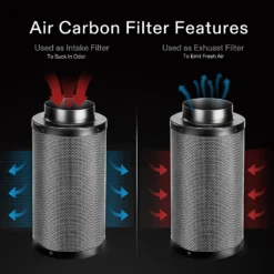 8-Inch 720 CFM Inline Duct Fan Kit With Black Carbon Filter And Ducting 13 8-Inch 720 CFM Inline Duct Fan Kit With Black Carbon Filter And Ducting -Grow Tech Shop 48976abf96a19637926c9eb244472d28