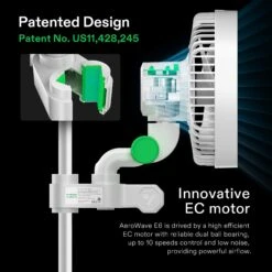 Smart Grow Tent Kit GIY-SGS-44 Lite 4x4, 4-Plant Complete System, With WiFi E42A Controller, 400W VS4000 LED Grow Light, 6-inch AeroZesh G6 Ventilation Combo, And AeroWave E6 Clip-on Fan -Grow Tech Shop 56e8bbe39a7c7ee2d2557b42140475a8 8