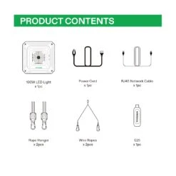 AeroLight A150SE LED Grow Light W/ GrowHub E25 Controller -Grow Tech Shop 5b671c641653ade6d37ce49788e7585e