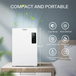 Electric Mini Dehumidifier With 2200ml Tank -Grow Tech Shop 6ab65afc8bc9b3a1f5554eebfeb9907d