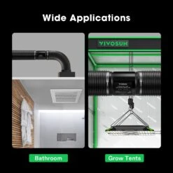 Inline Booster Duct Fan 8” 430 CFM With Speed Controller -Grow Tech Shop 733266ef9cf46d796b03108c530232be