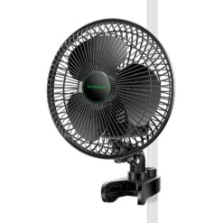 AeroWave A6 Patented Clip-On Fan With 2-Speed Adjustment, Horizontal Vertical Oscillation, White