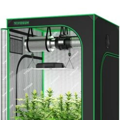 Standard Grow Tent Kit GIY-44 4x4, 4-Plant Complete System, With 400W VS4000 LED Grow Light, And 6-inch Ventilation Combo