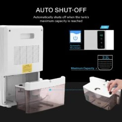 Electric Mini Dehumidifier With 2200ml Tank -Grow Tech Shop 957191e4af479e5da4d937c5cc612cc1