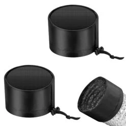 6" Grow Tent Duct Filter Vent Cover W/ Elastic Band And Fixed Buckle, 2 Pcs