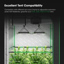 Grow Tent High CFM Kit, Green Pole Range Of 24"-48" 9 Grow Tent High CFM Kit, Green Pole Range Of 24"-48" -Grow Tech Shop 9d714865c80ed3e51a85ff2a8236c687