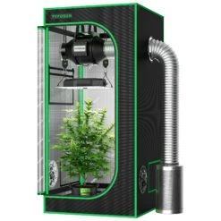Standard Grow Tent Kit GIY-22 2x2, 1-Plant Complete System, With 100W VS1000 LED Grow Light, And 4-inch Ventilation Combo 18 Standard Grow Tent Kit GIY-22 2x2, 1-Plant Complete System, With 100W VS1000 LED Grow Light, And 4-inch Ventilation Combo -Grow Tech Shop b5019af394aeca193421277c816c2307