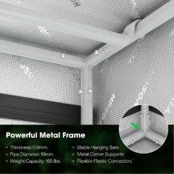 G448 Upgraded 4x4 Mylar Grow Tent With 22mm Poles, 48″ X 48″ X 80″ 15 G448 Upgraded 4x4 Mylar Grow Tent With 22mm Poles, 48″ X 48″ X 80″ -Grow Tech Shop bb3c9c63b655e7c9d0a9be8b4555b404