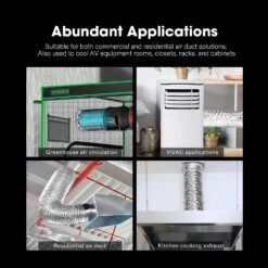 Air Aluminum Ducting 4″x 25ft 15 Air Aluminum Ducting 4″x 25ft -Grow Tech Shop da87029747373a4675b6b48dd752cdfd 1