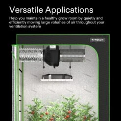 8-Inch 740 CFM Inline Duct Fan Kit With Carbon Filter And Ducting -Grow Tech Shop e4d33b888510456c0e5eda837281a54f