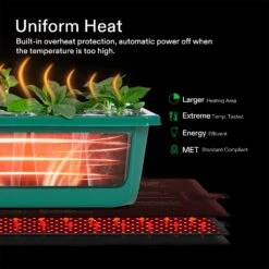 Seedling Heat Mat Digital Thermostat Combo 48″x20.75″ 14 Seedling Heat Mat Digital Thermostat Combo 48″x20.75″ -Grow Tech Shop f294361746549b5297aded95c9c7799a