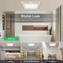 Bathroom Ventilation And Exhaust Fan With LED Light, 4 Inch, 110 CFM 15 Bathroom Ventilation And Exhaust Fan With LED Light, 4 Inch, 110 CFM -Grow Tech Shop f2a5cf8ff5631e0b918b2877c98d4799