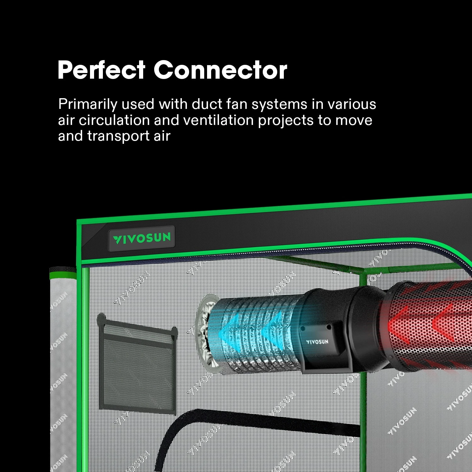 Air Aluminum Ducting 4″x 25ft 4 Air Aluminum Ducting 4″x 25ft - Image 2