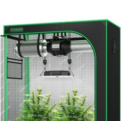 Standard Grow Tent Kit GIY-42 4x2, 2-Plant Complete System, With 100W VS1000 LED Grow Light, And 4-inch Ventilation Combo
